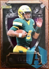 2021 Wild Card Matte Trey Lance Weekend Warrior MWW-6 Rookie